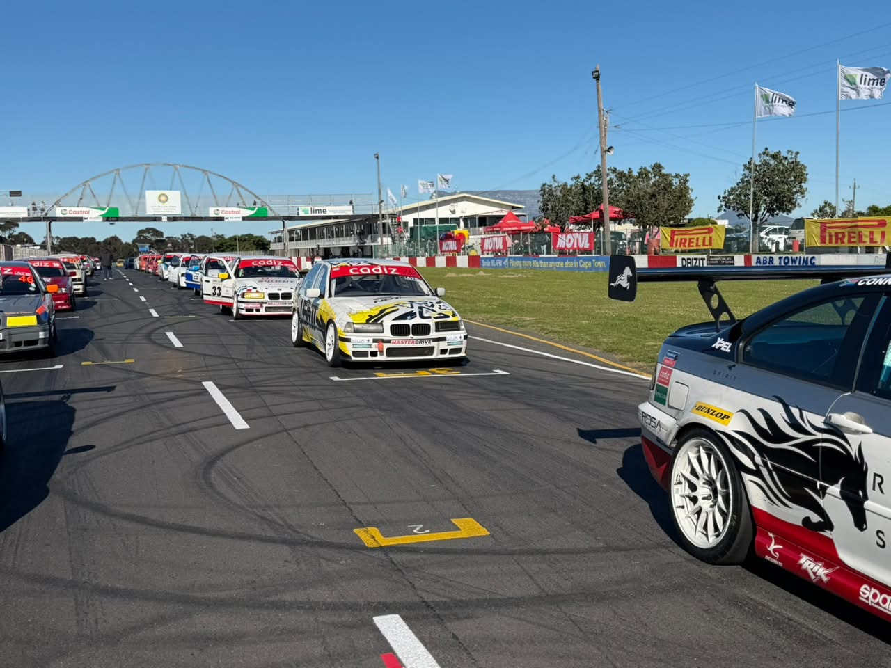 Power Series 6 BMW race cars